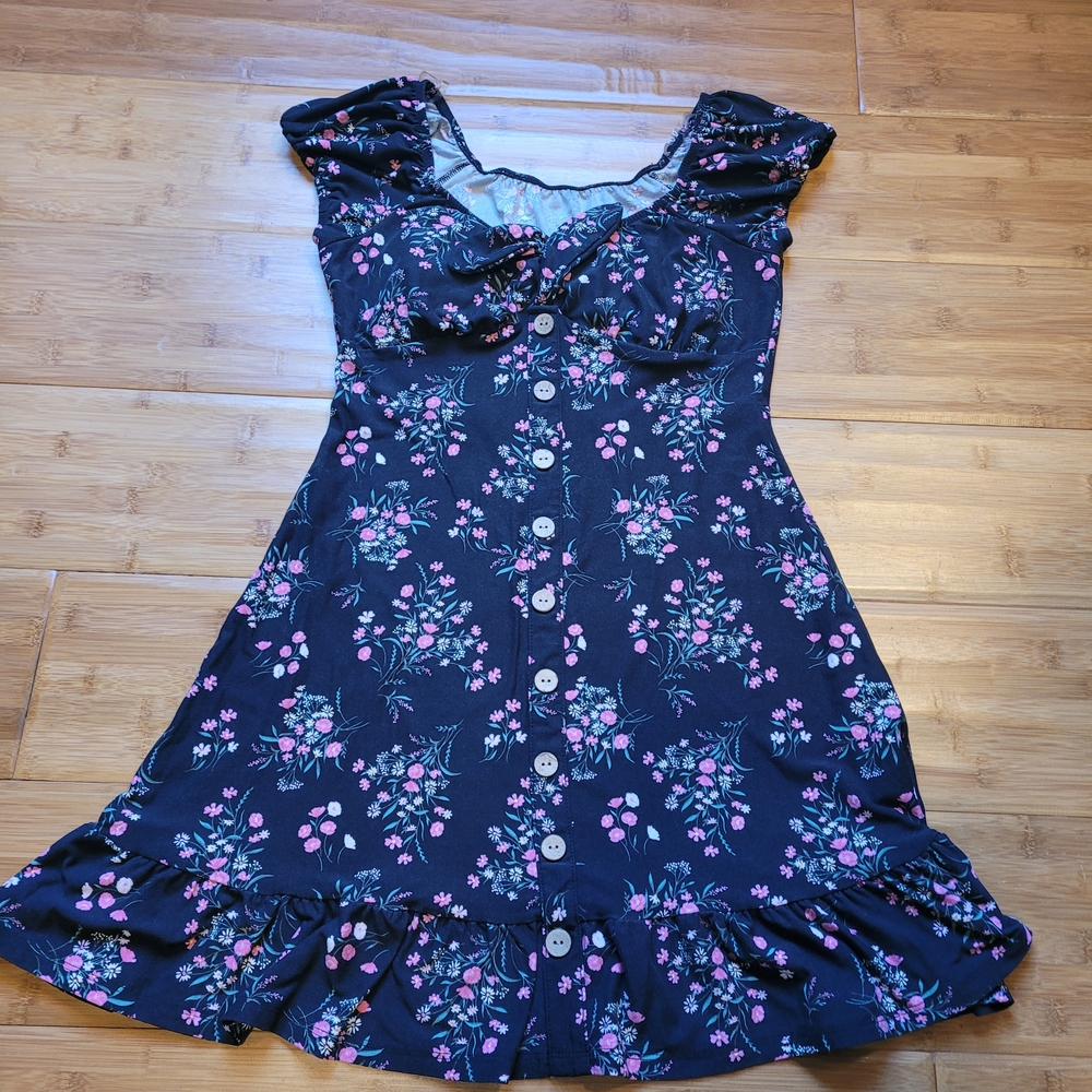 No Boundaries Floral Patterned Dress